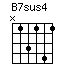 Bb7sus4