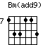 Bm(add9)