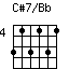 C#7/Bb