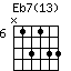 Eb7(13)
