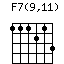 F7(9,11)
