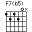 F7(b5)