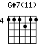 G#7(11)